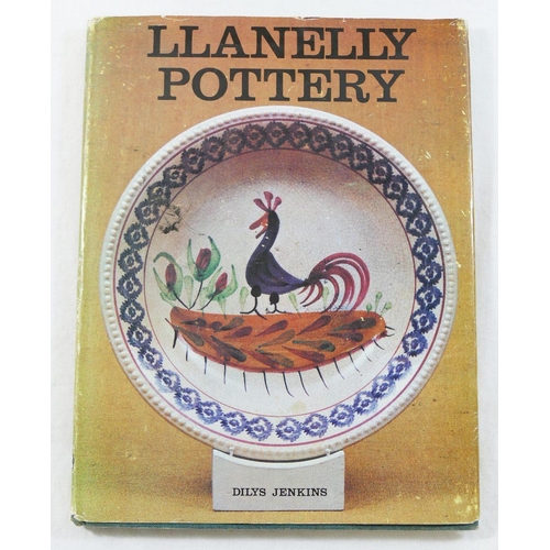 33 - A collection 9 pottery items including Llanelly Pottery belonging to the late Dilys Jenkins, author ... 