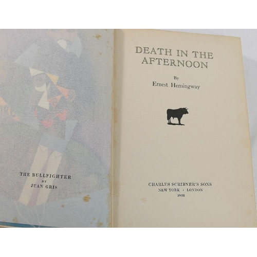 12 - Ernest Hemingway, 'Death in the Afternoon', published by Charles Scriber's Sons, 1932, first edition... 