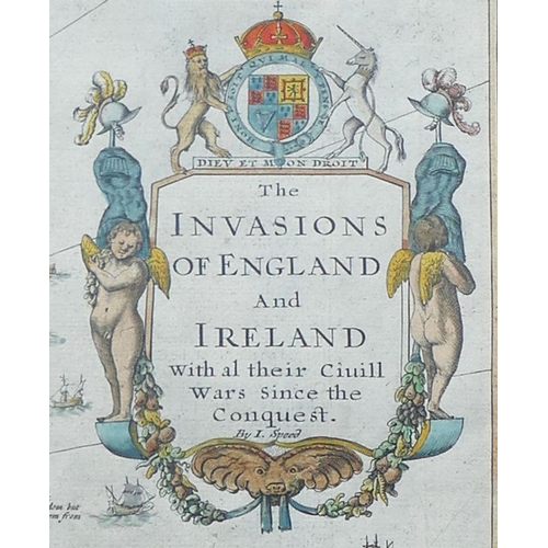 30 - John Speed, 'The Invasions of England and Ireland with al their Civill Wars since the Conquest', sol... 