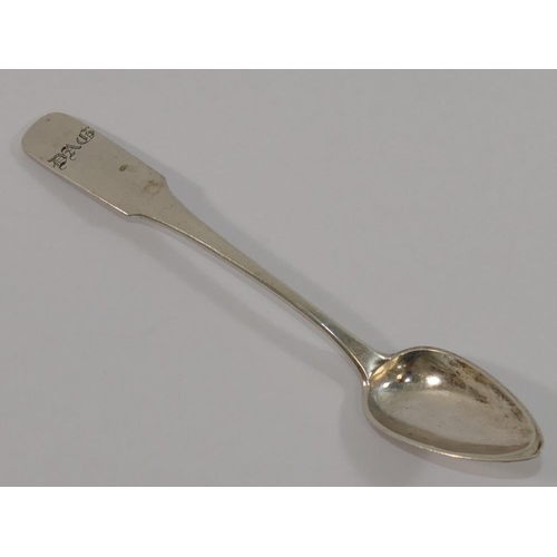 324 - A 19th century Austro-Hungarian silver teaspoon, and three other 19th century Austro-Hungarian desse... 