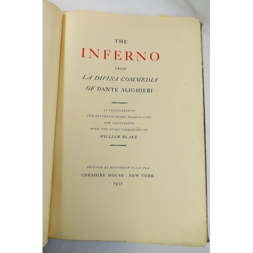 9 - Dante Alighieri, 'The Inferno from La Divina Commedia', translated by The Rev. Henry Francis Cary, p... 