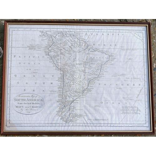 34 - Thomas Bowen, two 18th century maps entitled 'A new and accurate map of Africa drawn from the best a... 