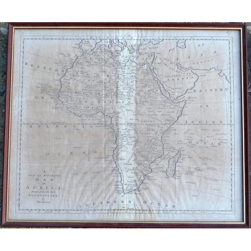 34 - Thomas Bowen, two 18th century maps entitled 'A new and accurate map of Africa drawn from the best a... 