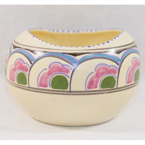 351 - A collection of twelve items of mainly 1950's and later Poole Pottery, hand painted with flowers, an... 