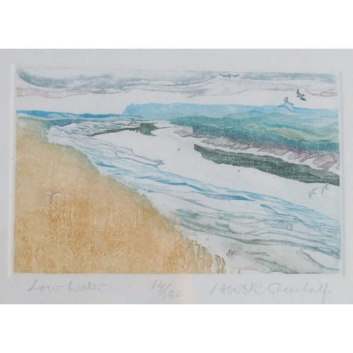 49 - Robert R Greenhalf (b.1950), 'Low Water', limited edition print, titled, signed and numbered 14/150 ... 