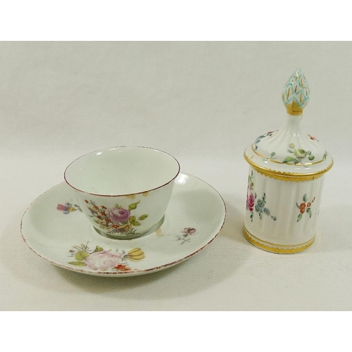 245 - Assorted 19th century and later British and Continental porcelain and bone china items comprised of ... 