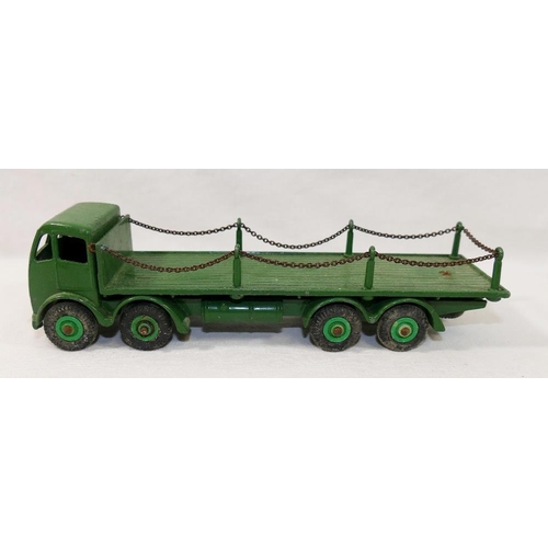 307 - A Dinky Supertoys 905 Foden flat truck with chains, 18.5cm long, boxed, and a Mattel Dinky Supertoys... 