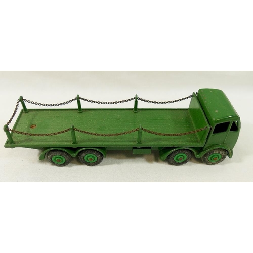 307 - A Dinky Supertoys 905 Foden flat truck with chains, 18.5cm long, boxed, and a Mattel Dinky Supertoys... 