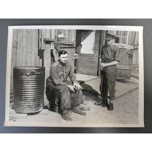 331 - Ten British War Office official photographs, taken April 1945 at the liberation of the Bergen-Belsen... 