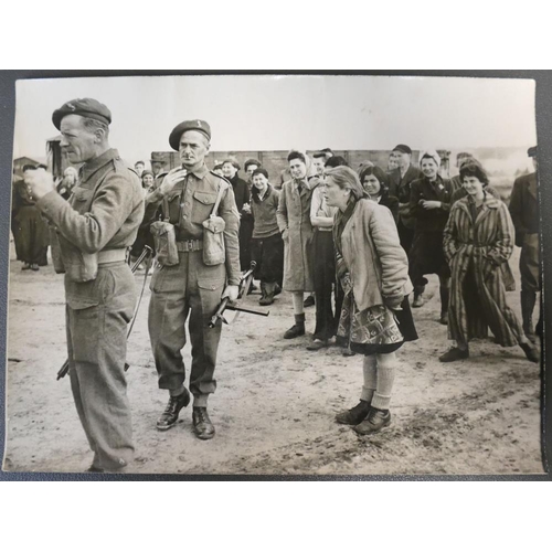 331 - Ten British War Office official photographs, taken April 1945 at the liberation of the Bergen-Belsen... 