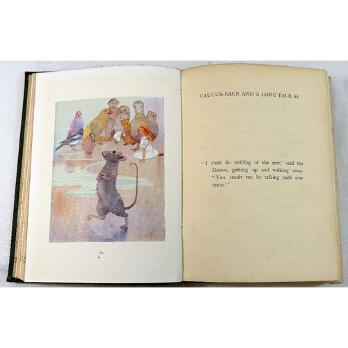 336 - 'Alice in Wonderland' by Lewis Carroll with 48 colour plates by Margaret W Tarrant, second edition, ... 