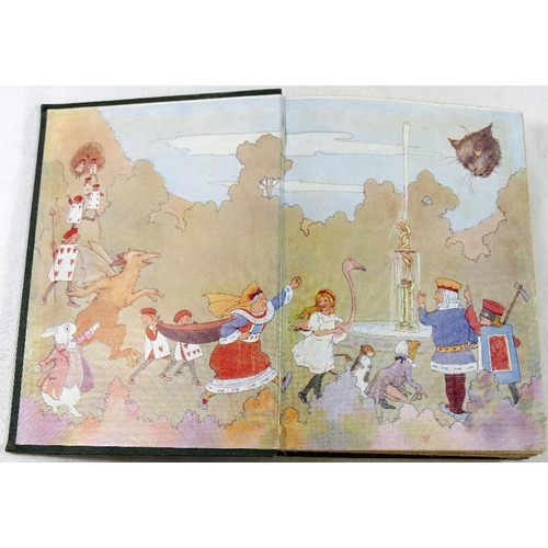 336 - 'Alice in Wonderland' by Lewis Carroll with 48 colour plates by Margaret W Tarrant, second edition, ... 