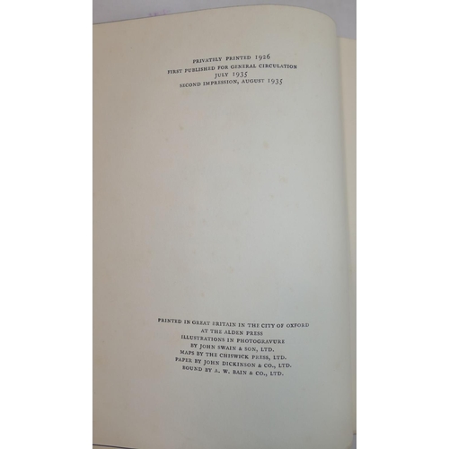 338 - 'Seven Pillars of Wisdom' by T E Lawrence, published 1935 (second impression), by Jonathan Cape of L... 