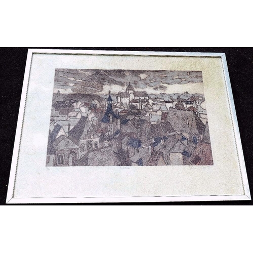 346 - Valerie Thornton (1931-1991), 'Amboise', limited edition print numbered 81/150, signed and dated '73... 