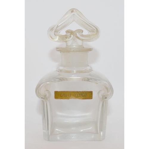 88 - A collection of ten Victorian and later silver mounted cut and moulded glass scent bottles and toile... 