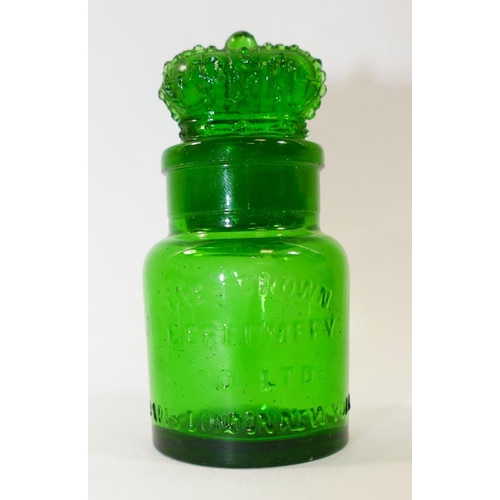 88 - A collection of ten Victorian and later silver mounted cut and moulded glass scent bottles and toile... 