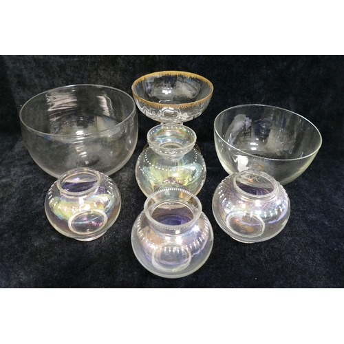 140 - An assortment of 19th century and later British and Continental glassware including a 19th century B... 