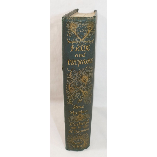 337 - Pride & Prejudice by Jane Austen, with illustrated by Hugh Thomson, with preface by George Saintsbur... 