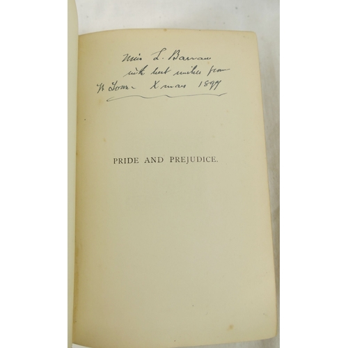 337 - Pride & Prejudice by Jane Austen, with illustrated by Hugh Thomson, with preface by George Saintsbur... 