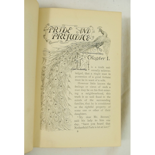 337 - Pride & Prejudice by Jane Austen, with illustrated by Hugh Thomson, with preface by George Saintsbur... 