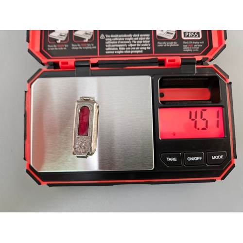 48 - Antique pocket shrine, porta saint, travellers shrine, little statue, miniature silver plated statue... 