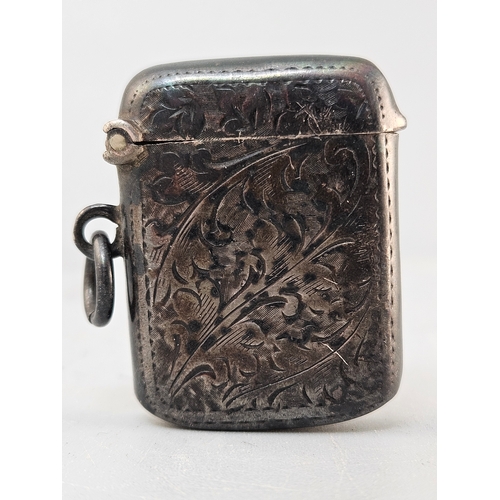 50 - Antique Solid Silver Vesta Match holder Victorian
gross weight 16.5g