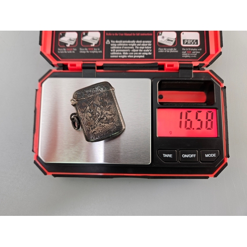 50 - Antique Solid Silver Vesta Match holder Victorian
gross weight 16.5g