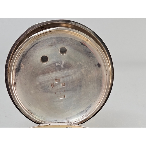 52 - Victorian 1880s Centre Seconds Silver Pocket Watch
 
gross weight 168g