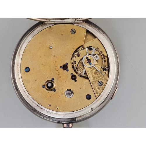 52 - Victorian 1880s Centre Seconds Silver Pocket Watch
 
gross weight 168g