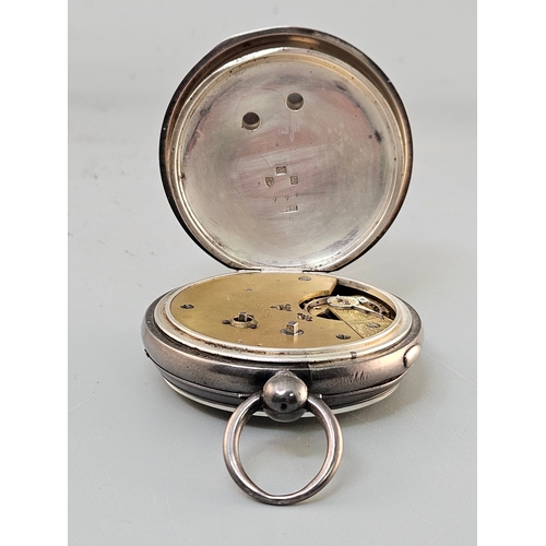52 - Victorian 1880s Centre Seconds Silver Pocket Watch
 
gross weight 168g