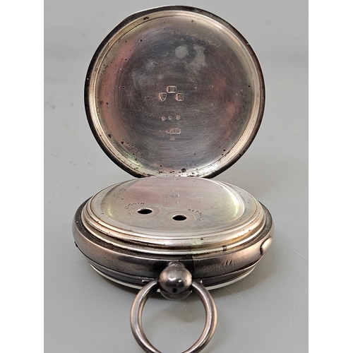 52 - Victorian 1880s Centre Seconds Silver Pocket Watch
 
gross weight 168g