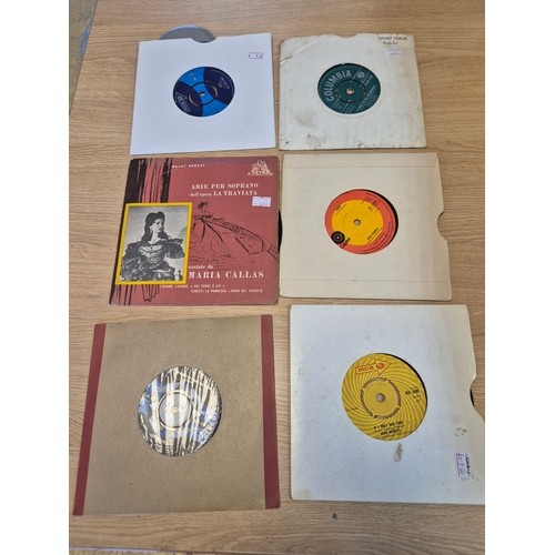 56 - Box of mixed 45s records mainly  Capital