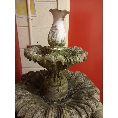94 - Large Ornate Garden Water Fountain - 3 Tier Water Feature
heavyover 5ft tall