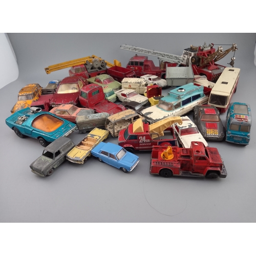 147 - Vintage die-cast model vehicles from manufacturers such as Dinky, Corgi, and Tri-ang