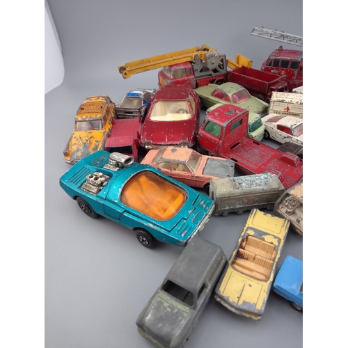 147 - Vintage die-cast model vehicles from manufacturers such as Dinky, Corgi, and Tri-ang