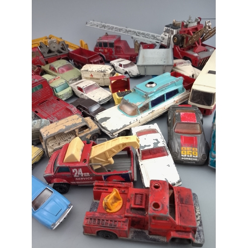 147 - Vintage die-cast model vehicles from manufacturers such as Dinky, Corgi, and Tri-ang