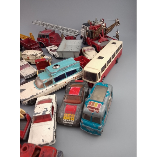 147 - Vintage die-cast model vehicles from manufacturers such as Dinky, Corgi, and Tri-ang
