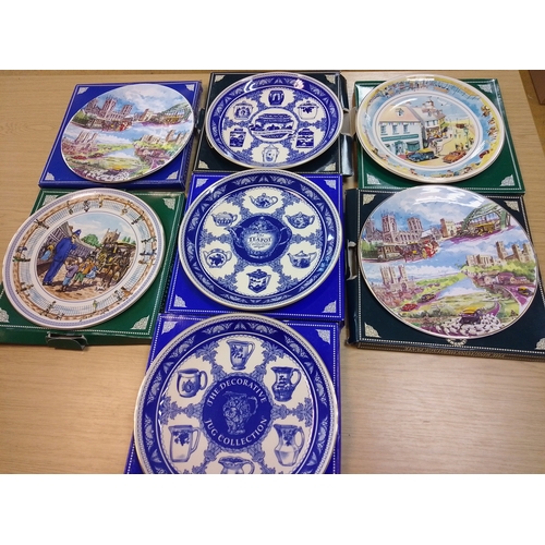 22 - Collectible decorative plates, specifically Ringtons Exclusive.