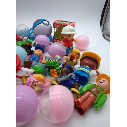 34 - Collection of small toys including Pokémon and Paw Patrol