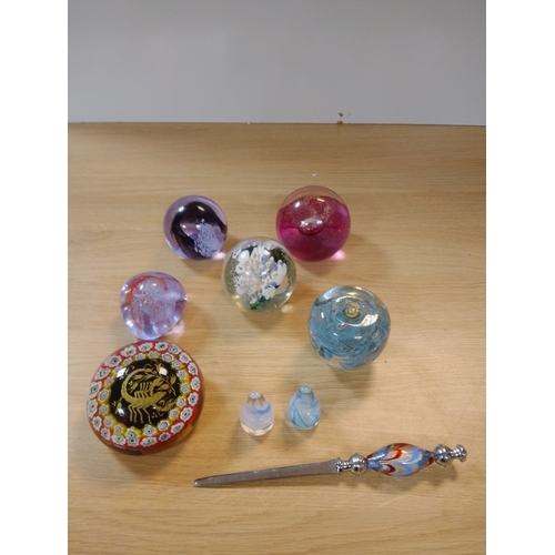 2 Tweedsmuir Glass mini and a vintage Murano Millefiori Zodiac ...