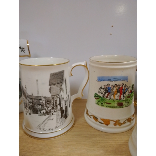 Beer steins jugs and bottles