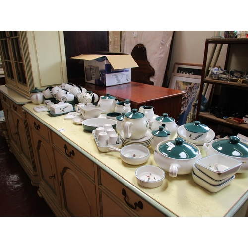 243 - A Denby Green Wheat part dinner and coffee service