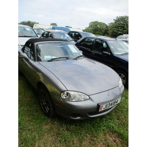 15 - A 2004 Mazda MX5 1.8 convertible (manual) J134184, odometer reading 36,717 miles