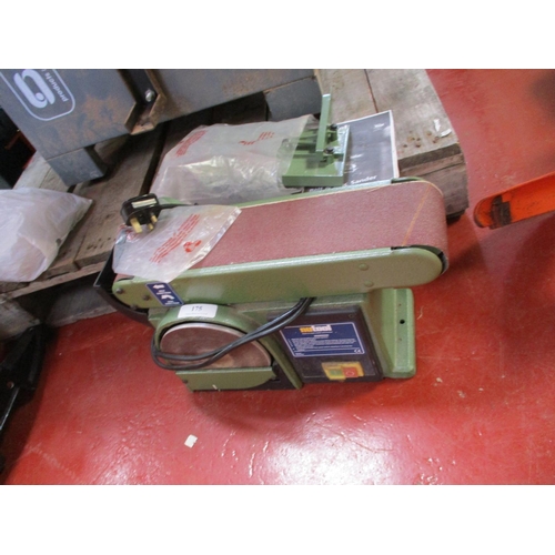 175 - A Nutool bench mounted belt and disc sander