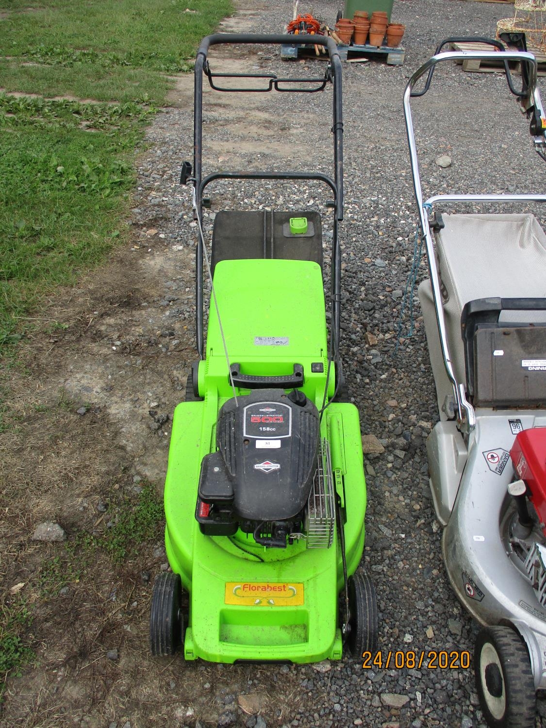 A Florabest Mowmax self propelled motor mower