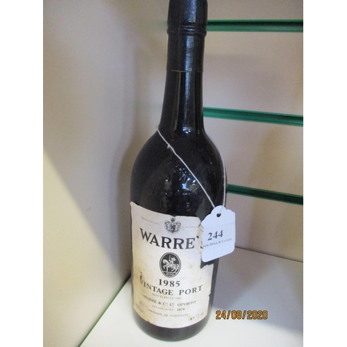 244 - A bottle of Warre's 1985 vintage Port