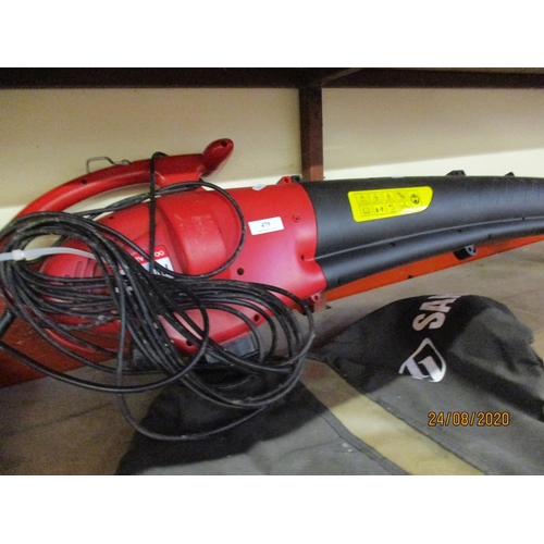 479 - A Sanli electric garden blower vac