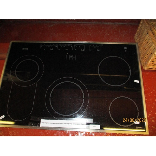 481 - A Bosch integrated halogen hob