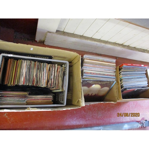 486 - A large and varied accumulation of long playing vinyl records and singles