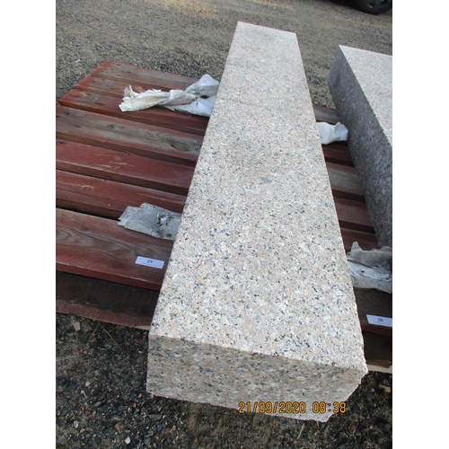 29 - A well cut granite lintel 150cm long